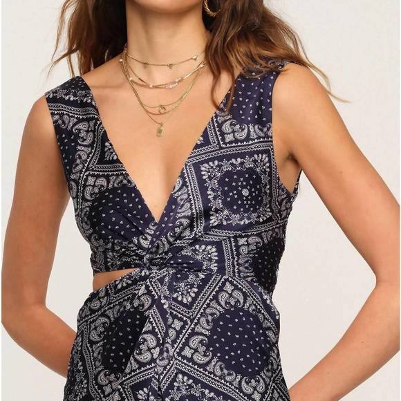 NEW HEARTLOOM kitty dress in lapis - Picture 3 of 3